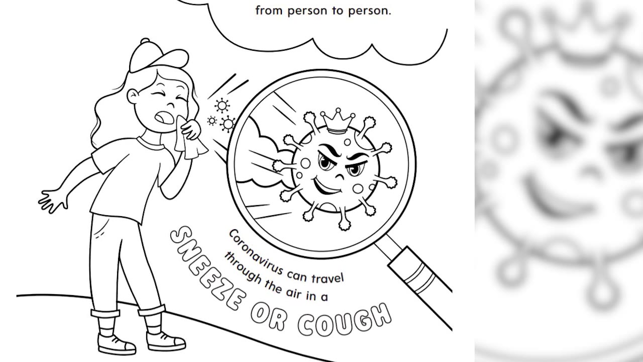 Saint jude childrens research hospital creates coloring book to help kids learn about the coronavirus