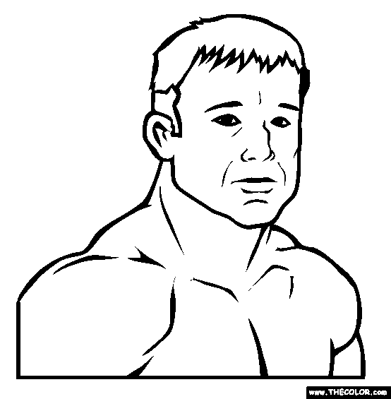 Faous a ixed artial arts fighter coloring pages