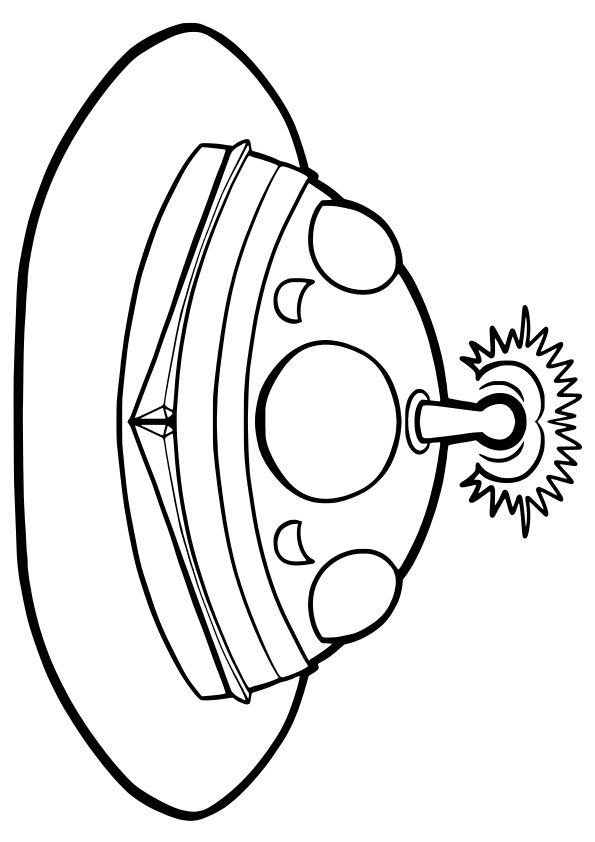 Ufo drawing for coloring page free printable nurieworld