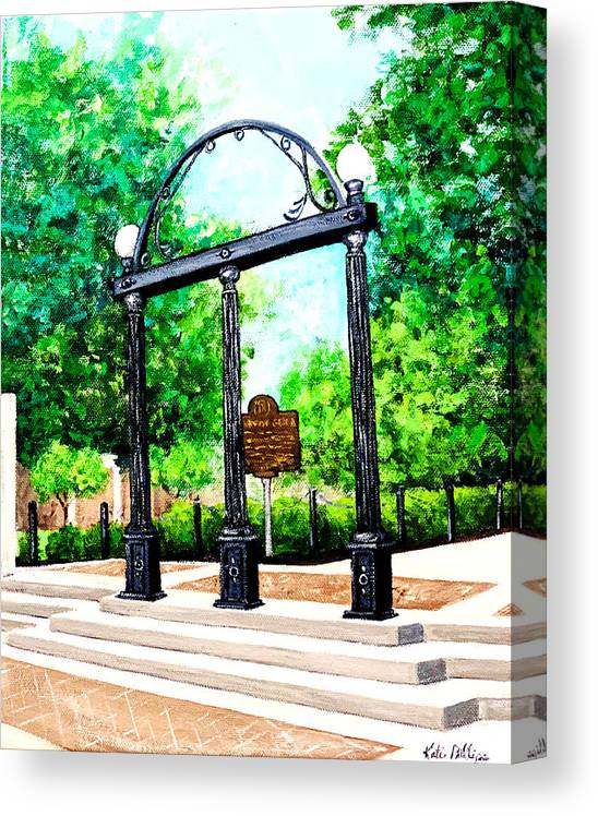 The arch at uga canvas print canvas art by katie phillips