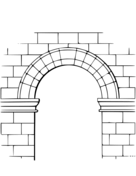 Uga arch coloring page free printable coloring pages