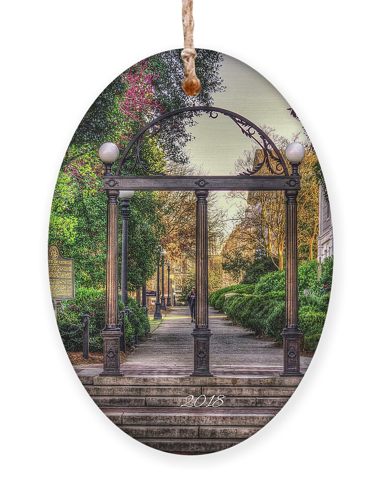 Athens ga the arch uga university of georgia architectural landscape art ornament by reid callaway
