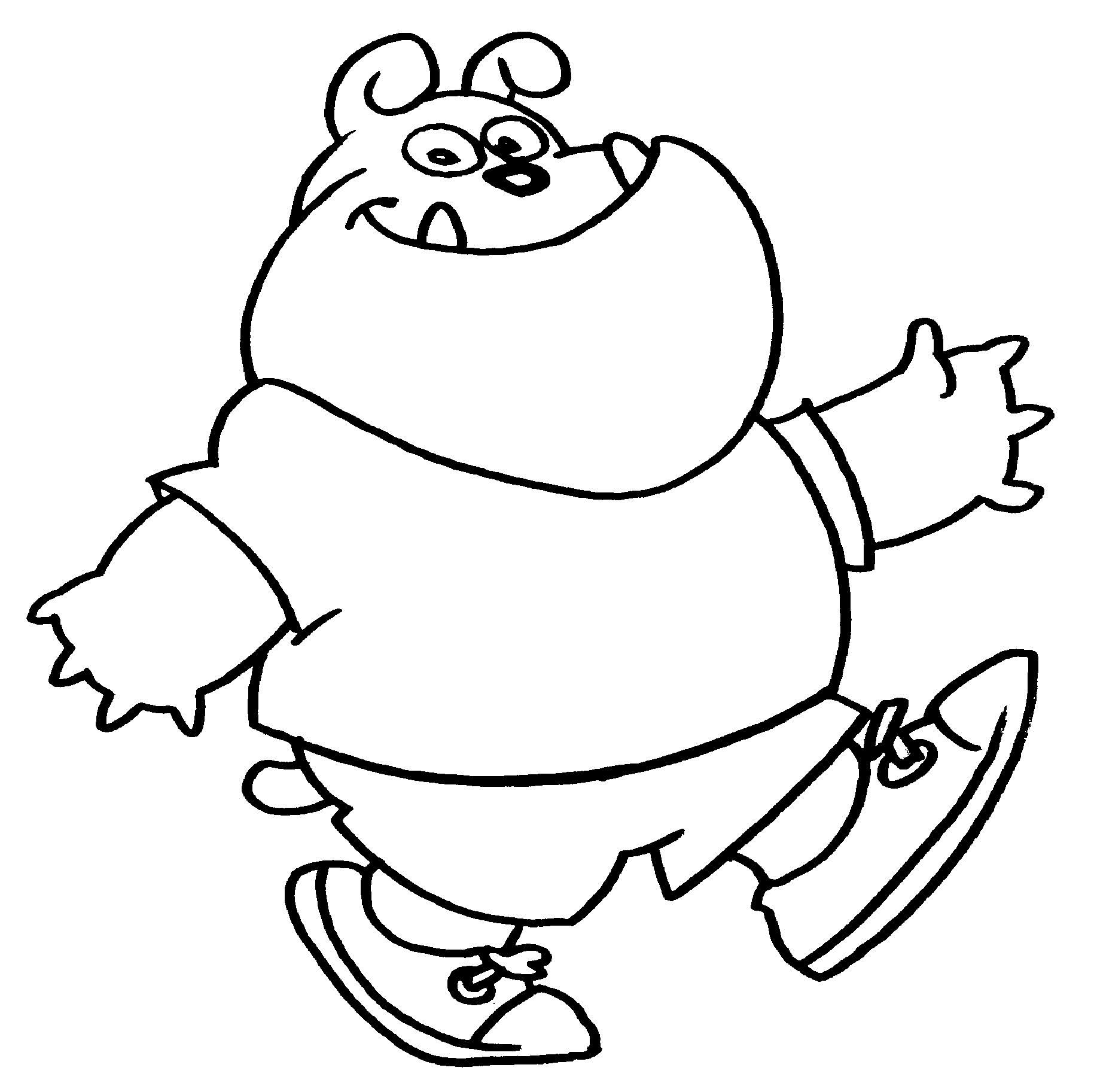 Uga cartoon dawg coloring sheet printable football coloring pages georgia bulldogs football coloring pages