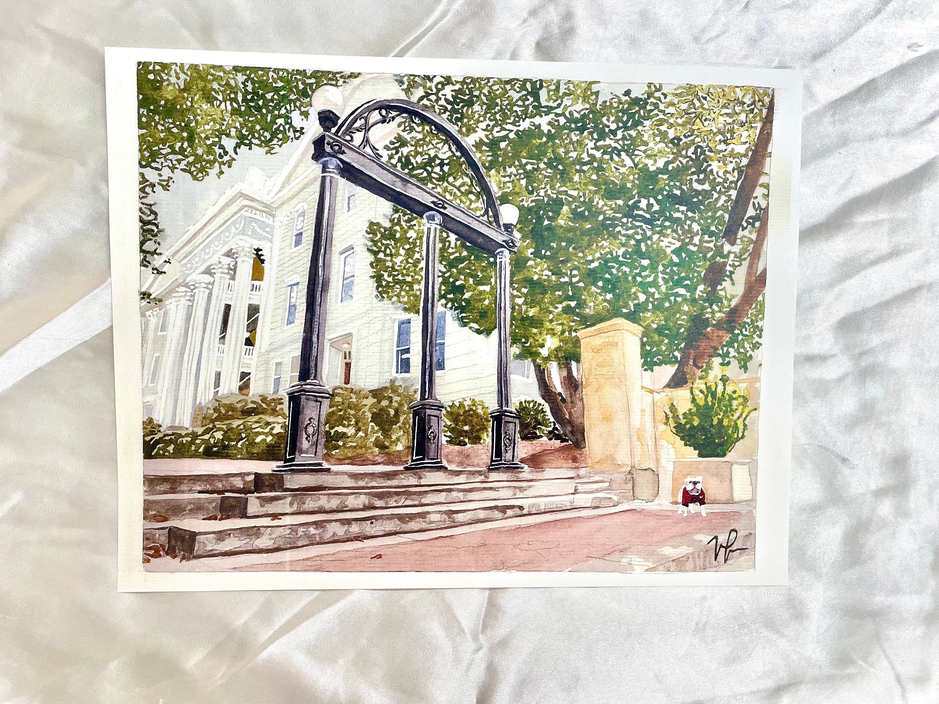 Uga arch print