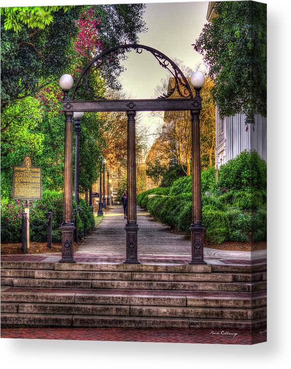The arch university of georgia arch art canvas print canvas art by reid callaway