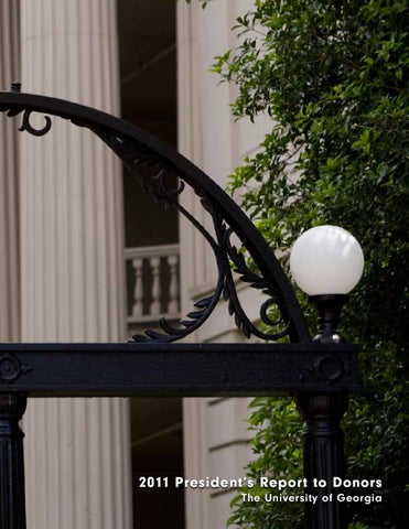 Report to donors by uga office of development