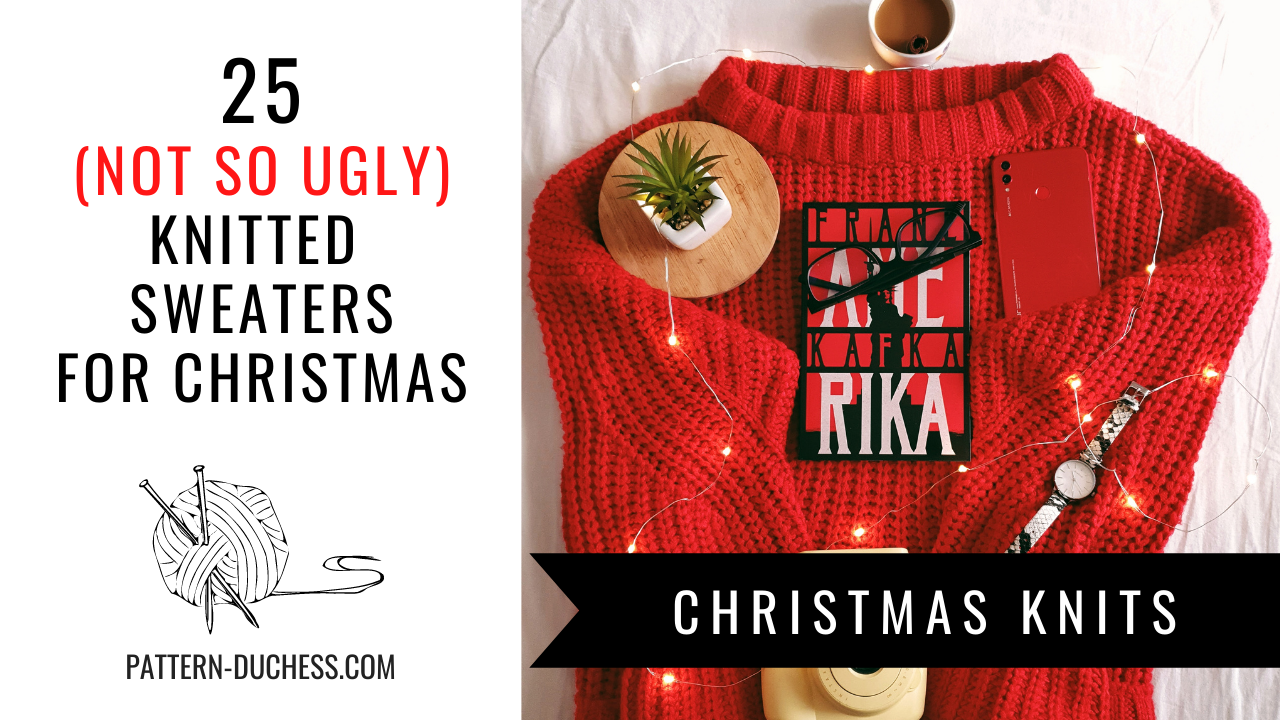 Knitted sweaters for christmas