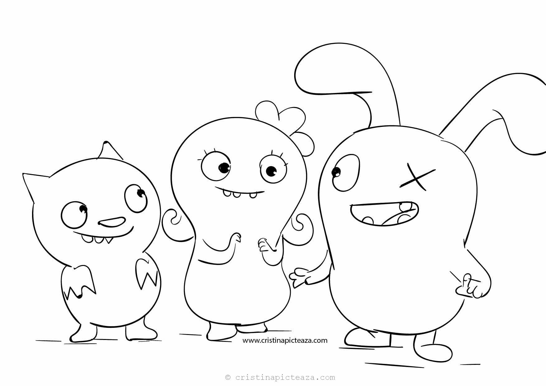 Ugly dolls coloring pages â download uglydolls for coloring