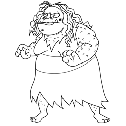 Ugly coloring pages for kids