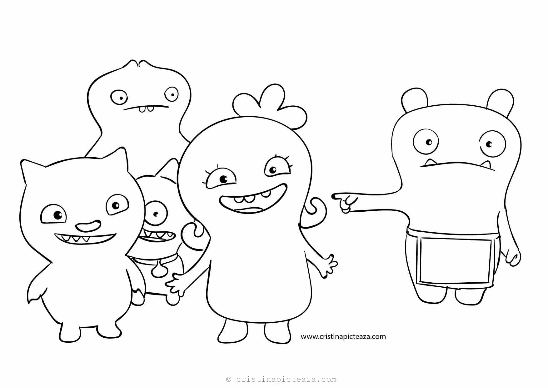 Ugly dolls coloring pages â download uglydolls for coloring