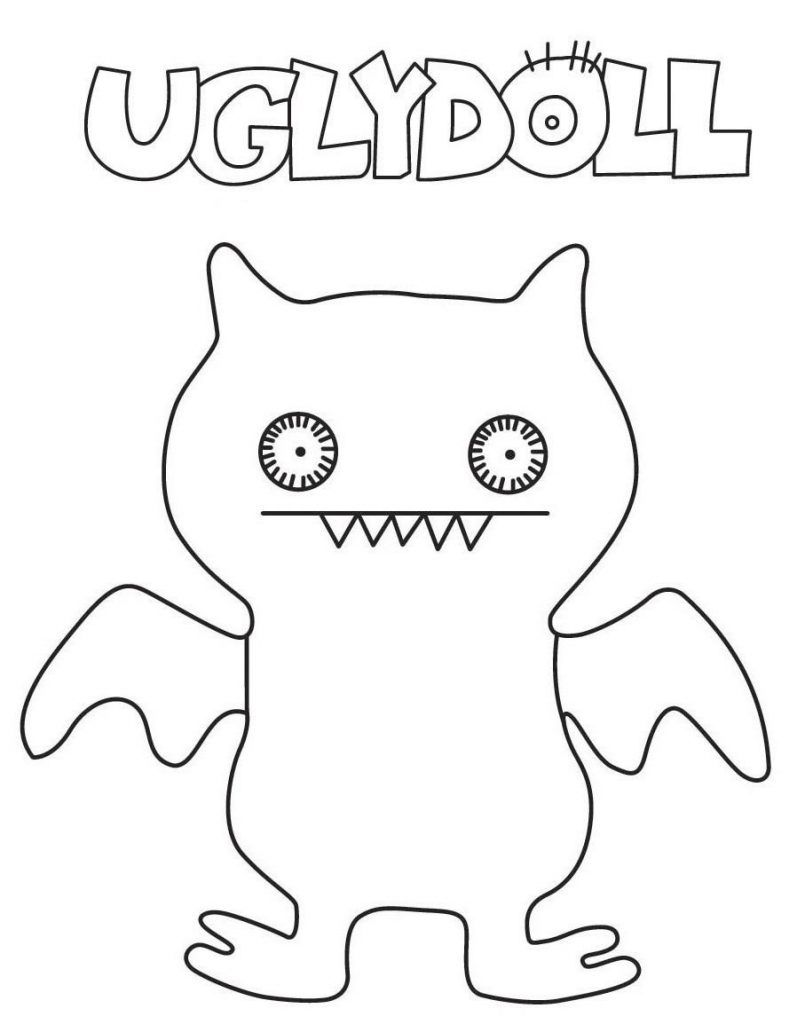 Ugly dolls coloring pages