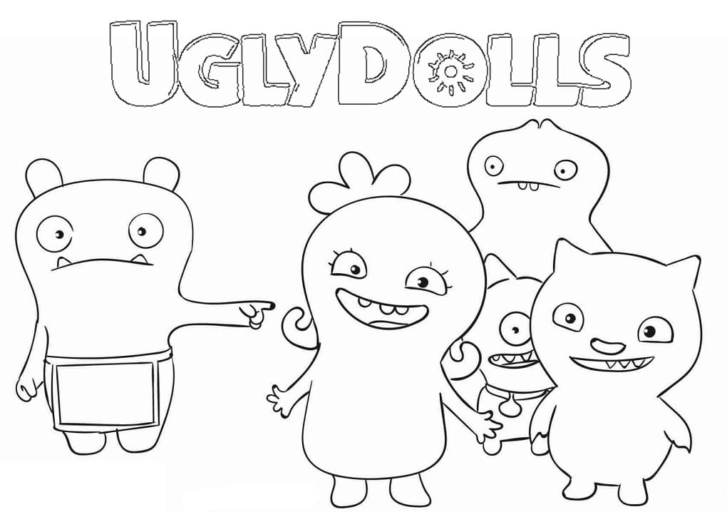 Uglydolls malvorlagen