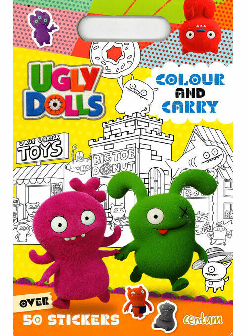 Ugly dolls coloring book rare unused