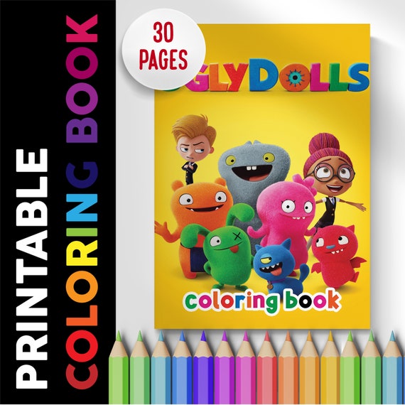 Uglydolls coloring book pages coloring pages printable