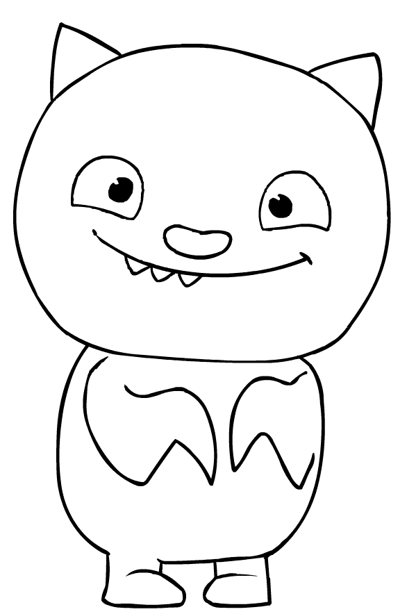 Uglydolls coloring pages printable for free download