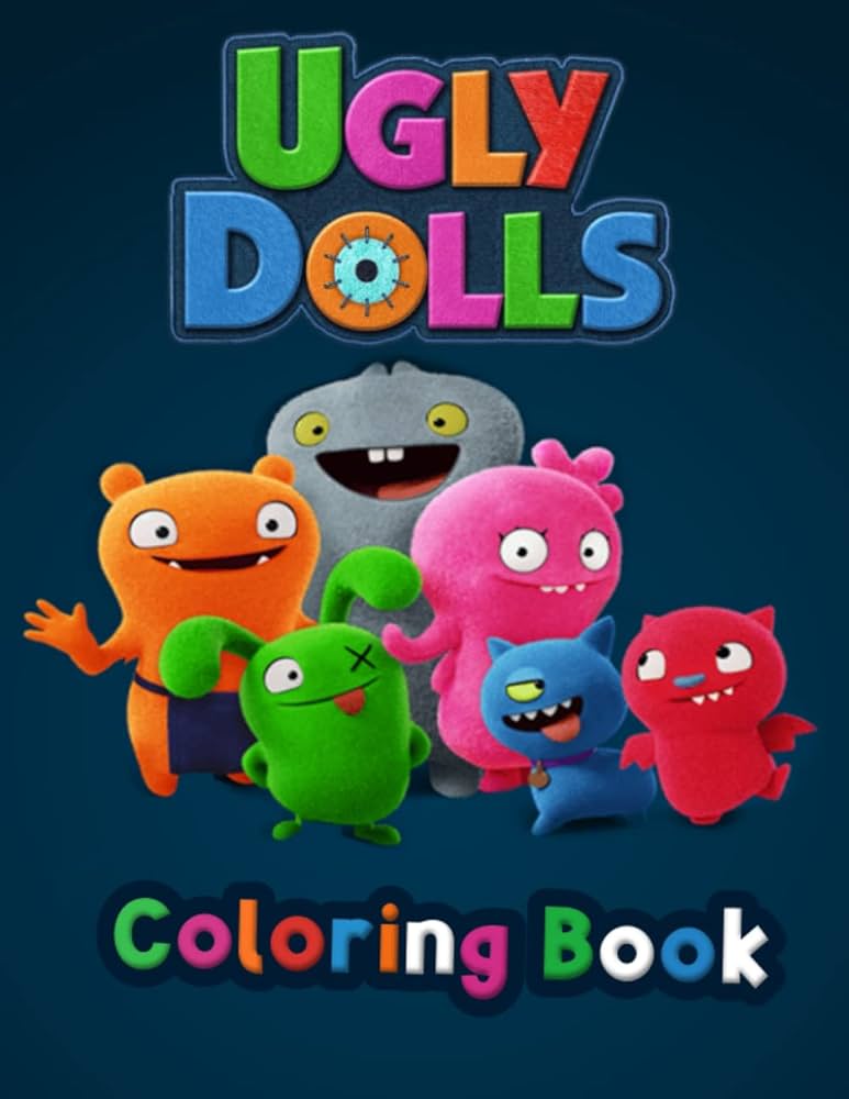 Uglydolls coloring book an amazing by marino claudia