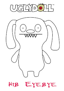 Ugly doll coloring pages team colors