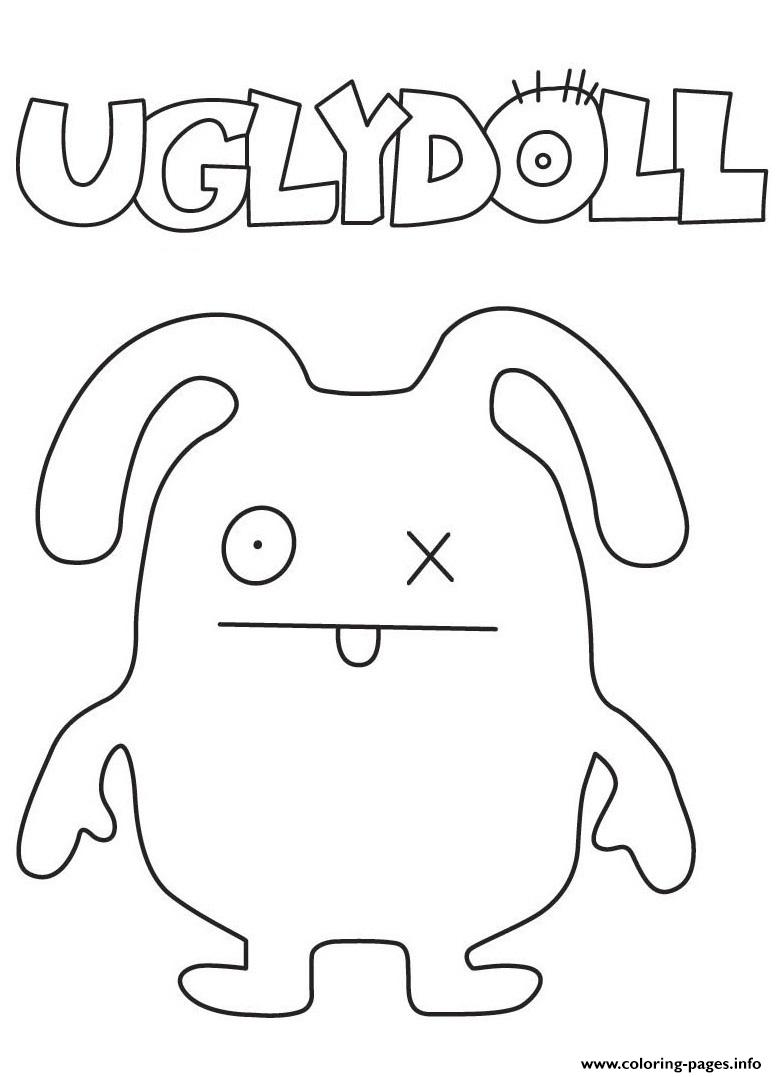 Ugly dolls movie coloring page printable