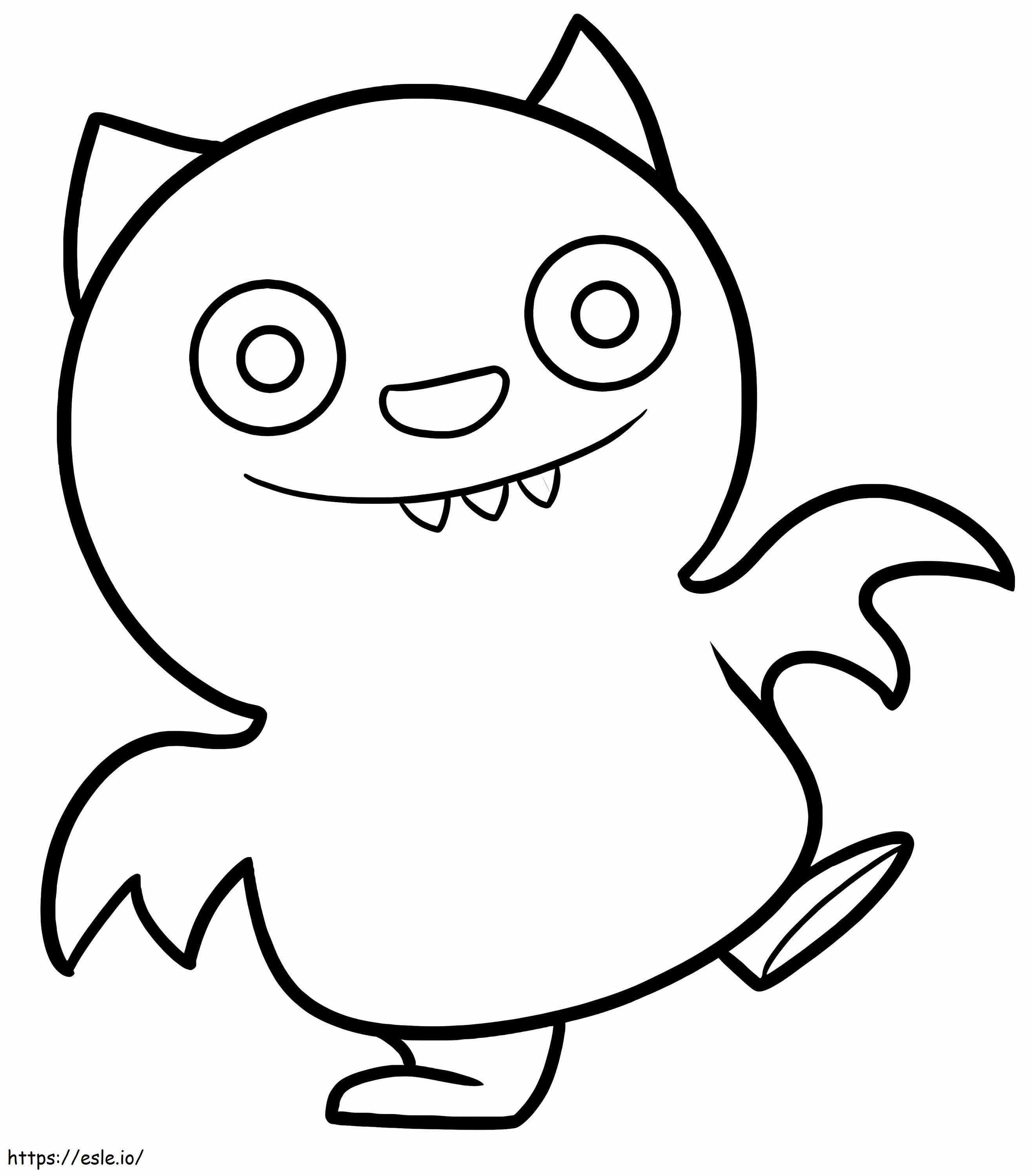 Uglydolls lucky bat coloring page
