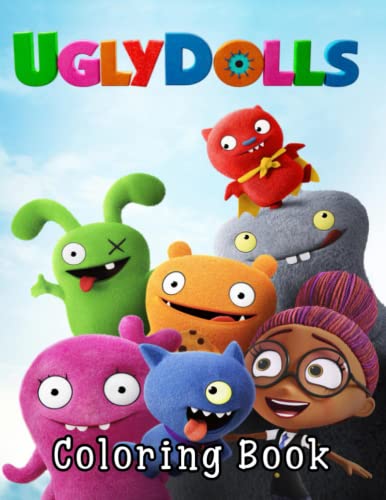 Uglydolls coloring book easy and fun coloring pages for kids preschool and kindergarten by dulcie susan