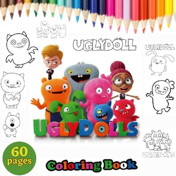 Uglydolls coloring book pages coloring pages printablepdf tpt