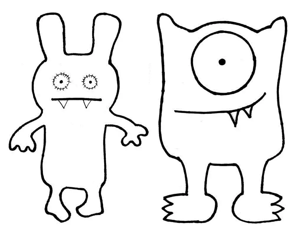 Uglydolls malvorlagen