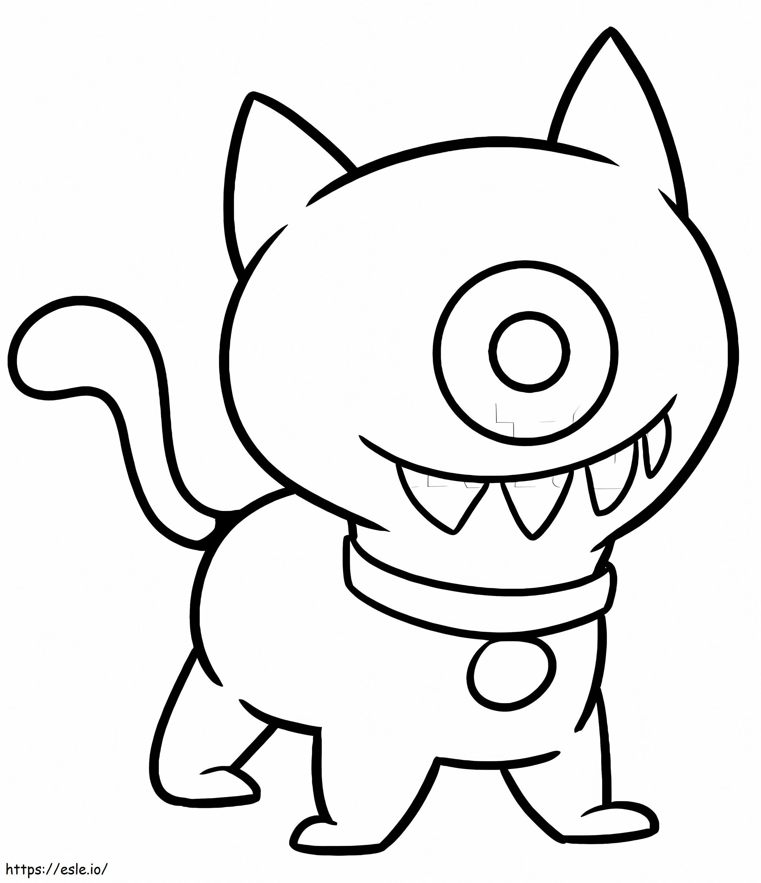 Ugly dog uglydolls coloring page