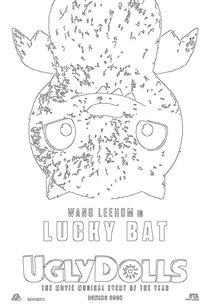 Ugly dolls coloring pages