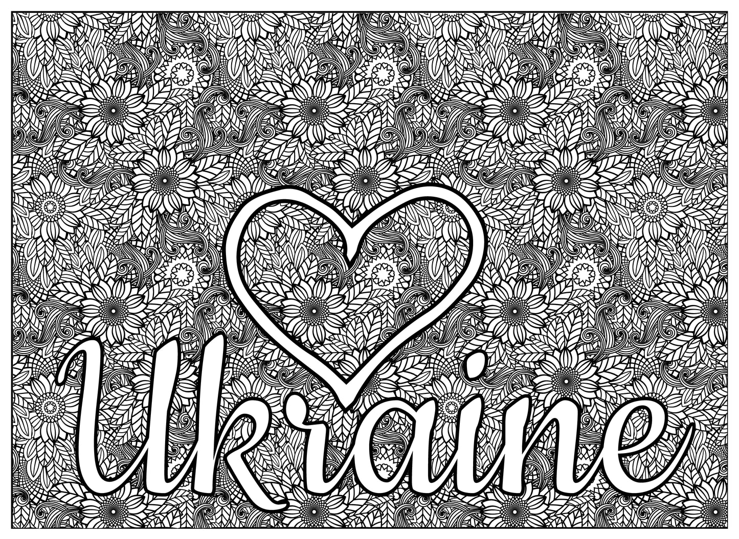 Love ukraine coloring pages â debbie lynn