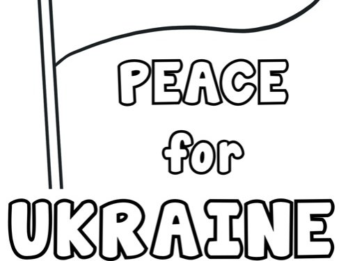 Support ukraine colouring sheets teaching resources
