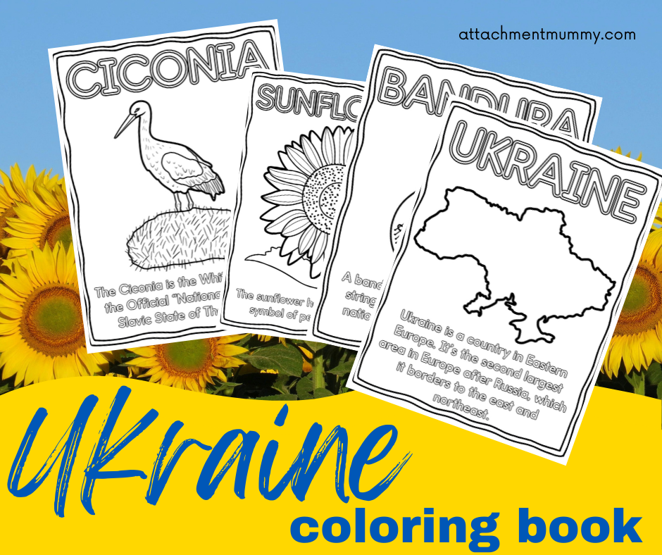Ukraine colouring book â attachment mummy printables