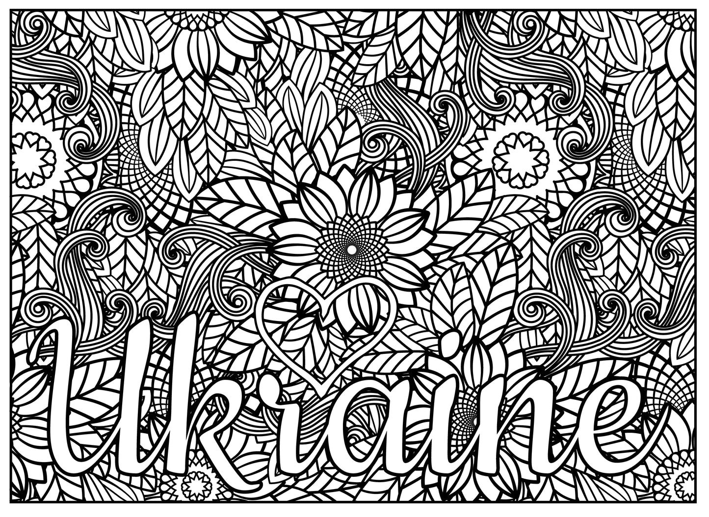Love ukraine coloring pages â debbie lynn