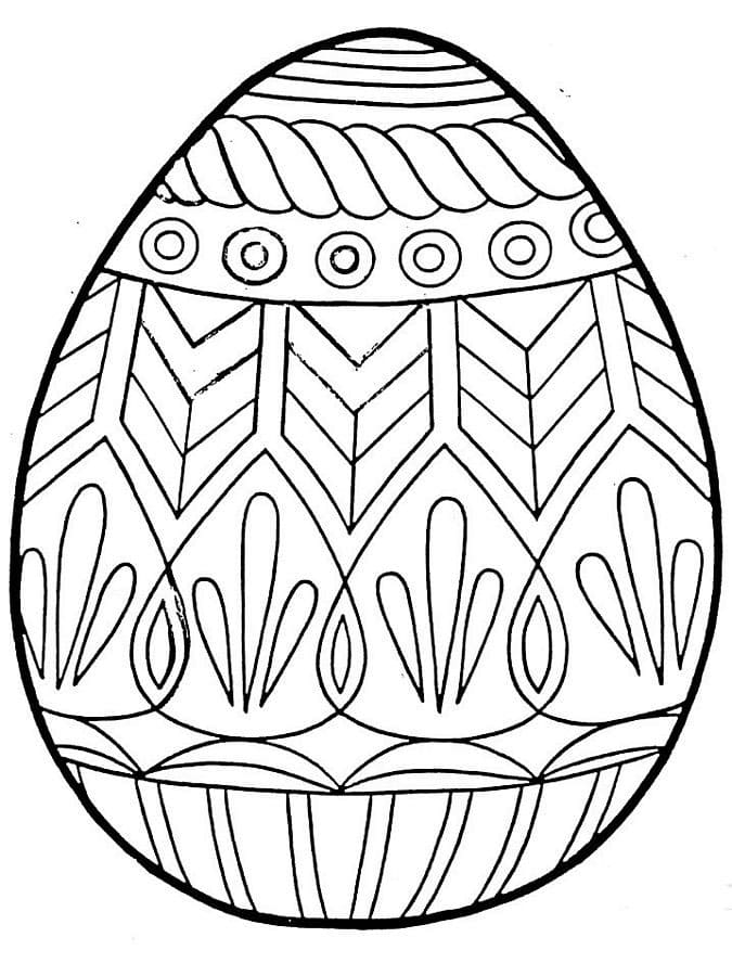Easter egg jpg coloring page