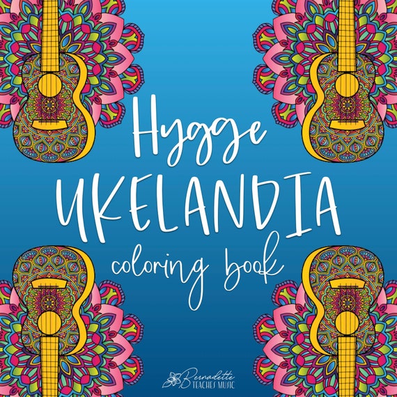 Ukelandia coloring book pages for ukulele coloring download now