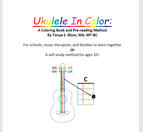 Ukulele in color