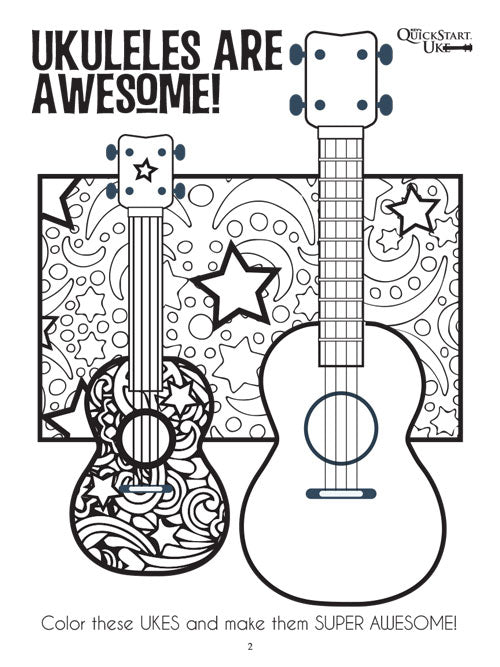 Kids uke â ukulele activity fun book kevs learn play series â kalena