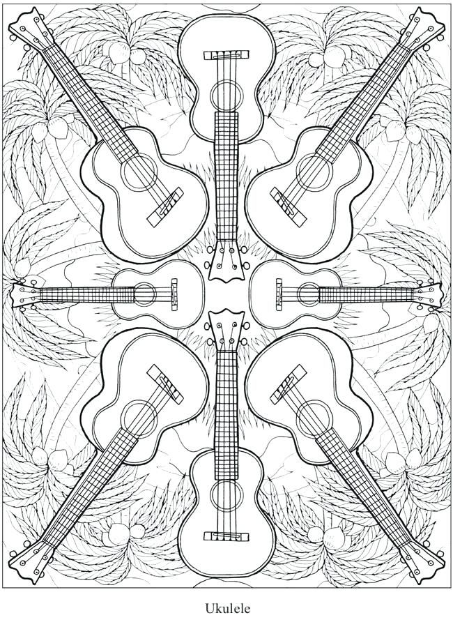 Pin by lana fain on ukulele music coloring sheets blank coloring pages adult coloring pages