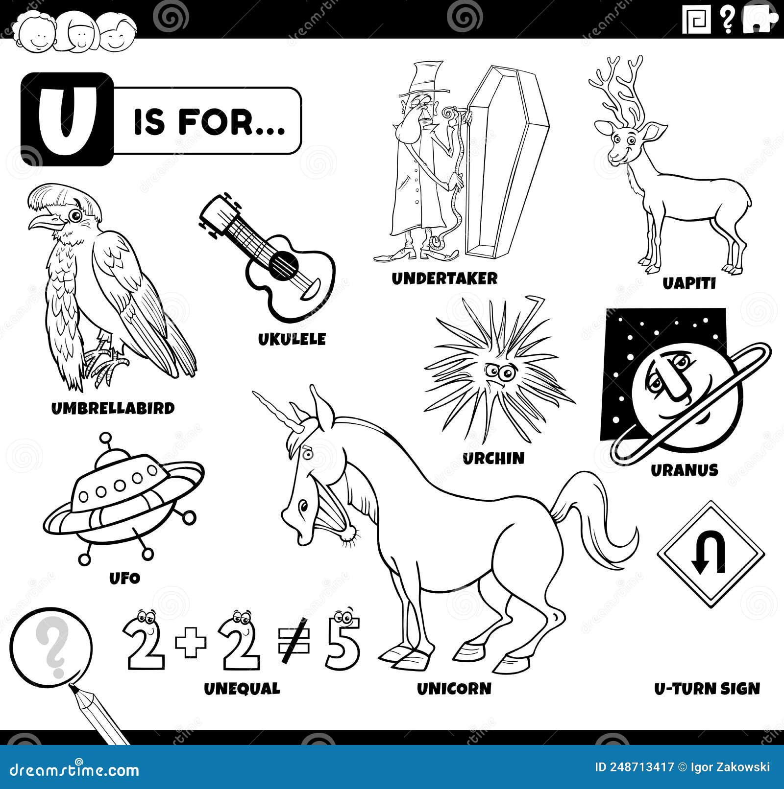 Ukulele coloring stock illustrations â ukulele coloring stock illustrations vectors clipart