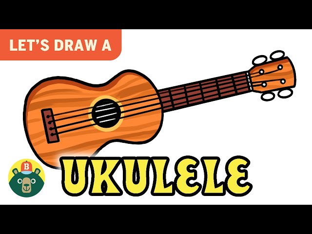 How to draw a ukulele