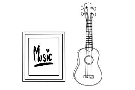 Ukulele stock vector illustration and royalty free ukulele clipart