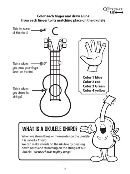 Kids uke â ukulele activity fun book kevs learn play series â kalena