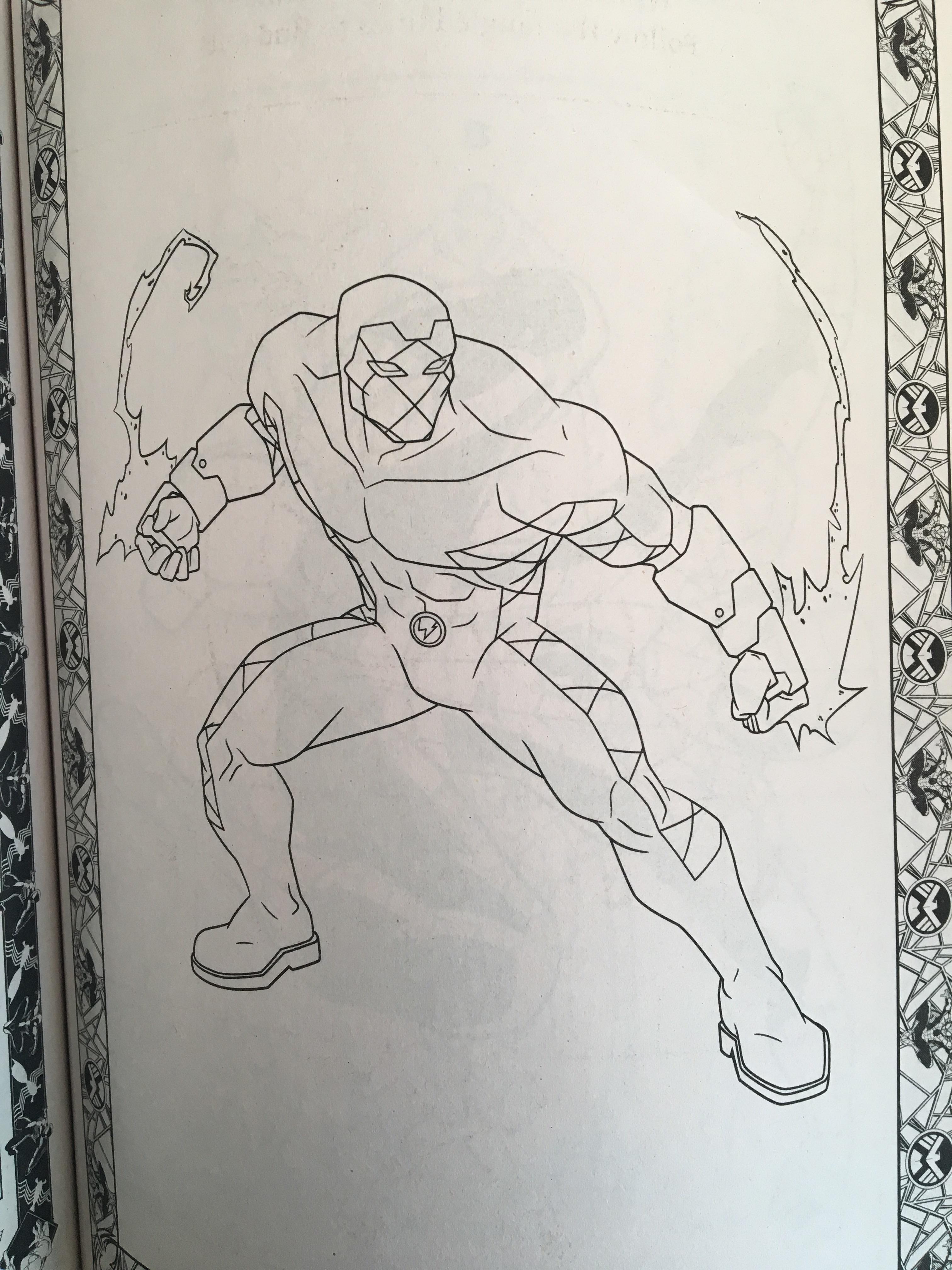 Who is this its in my kids coloring book and i have no idea the book is titled ultimate spider