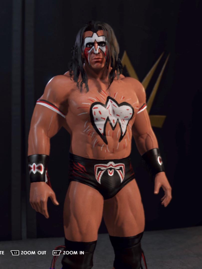Made my own ultimate warrior because i didnt like how the in game model looked rwwek