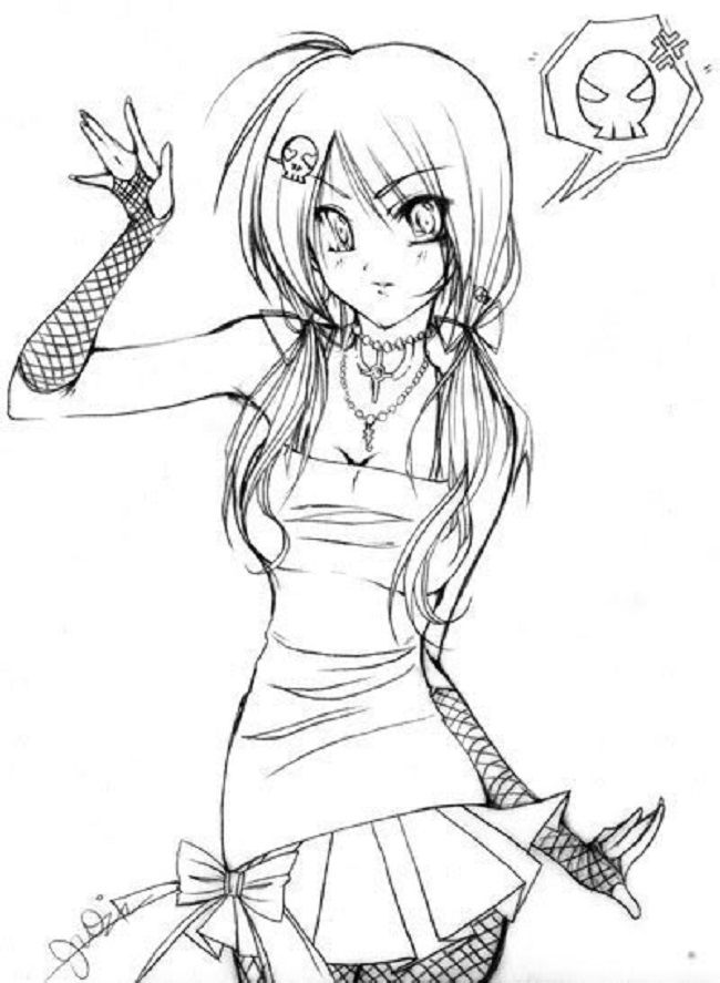 Anime girl warrior coloring pages chibi coloring pages coloring pages for girls anime wolf girl