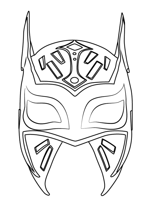 Ultimate warrior coloring page