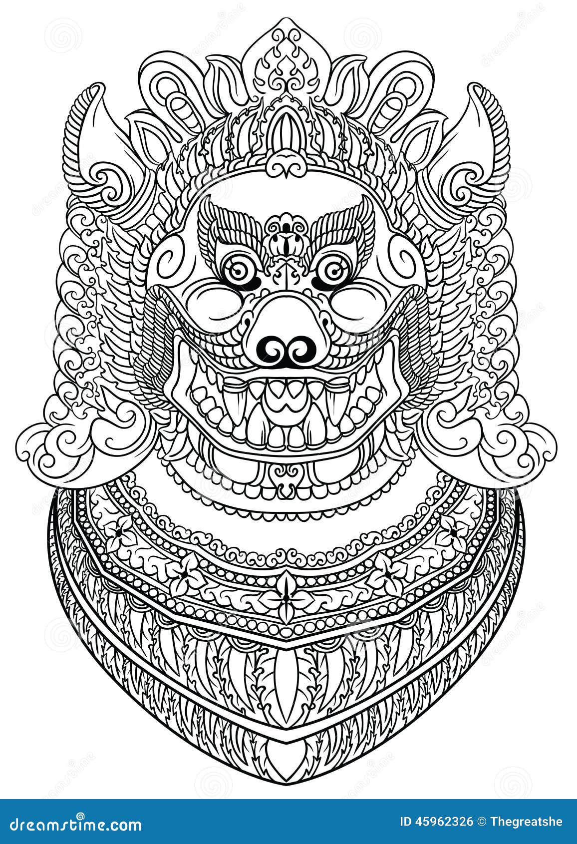 Lion demon stock illustrations â lion demon stock illustrations vectors clipart