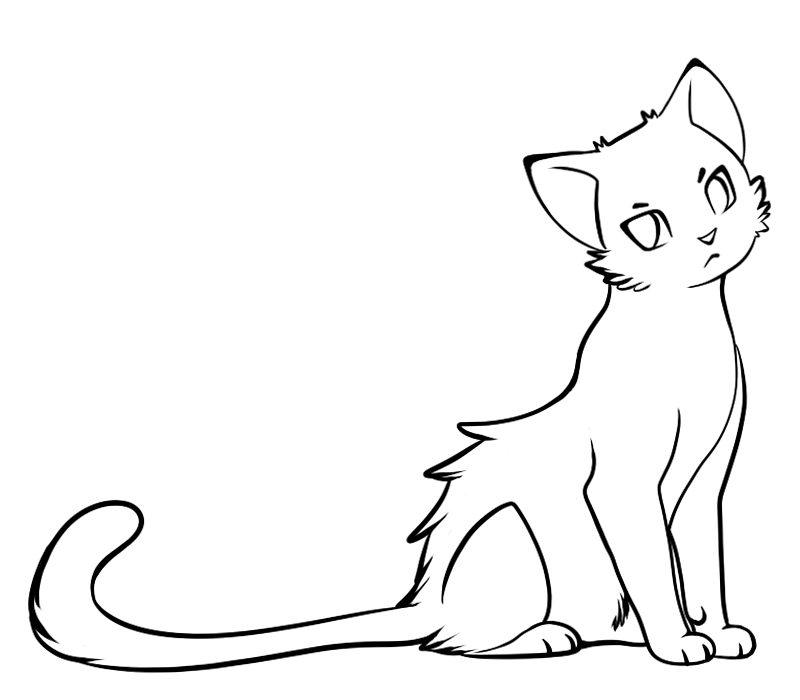 Free cat lineart by ziboe on