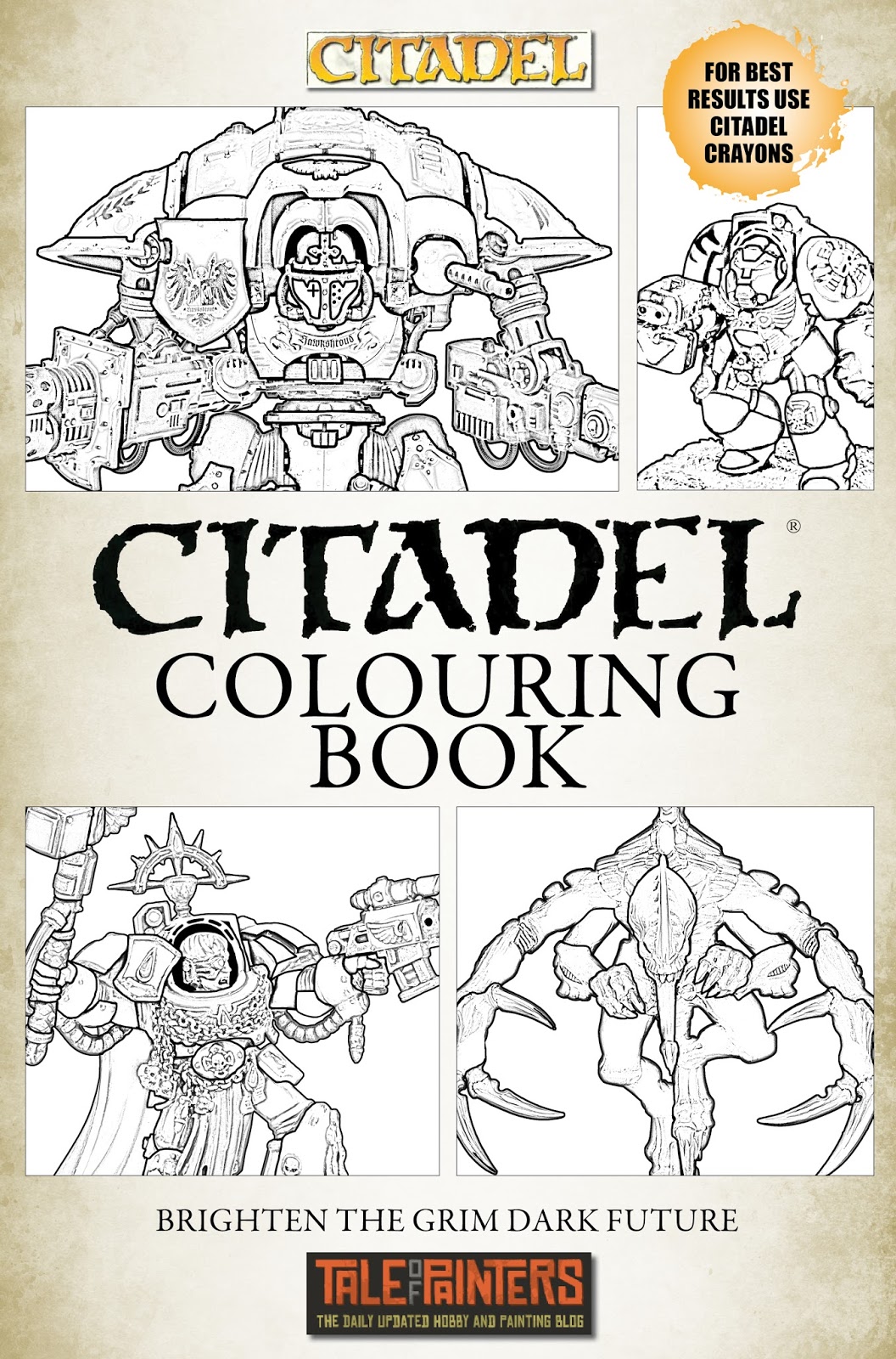 Rumour citadel colouring book leaked cover tale of painters
