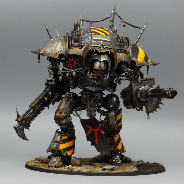 Iron warriors chaos knight i painted rwarhammerk