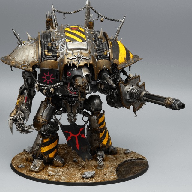 Iron warriors chaos knight i painted rwarhammerk